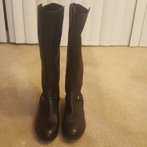 Cole Haan Black Leather Riding Boot size 8B